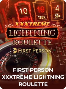 First Person XXXtreme Lightning Roulette